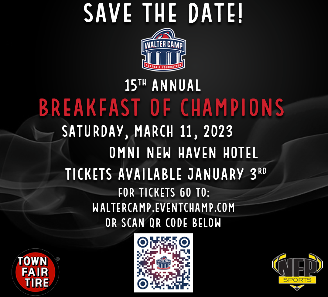 15th Annual Walter Camp FB Foundation Breakfast of Champions